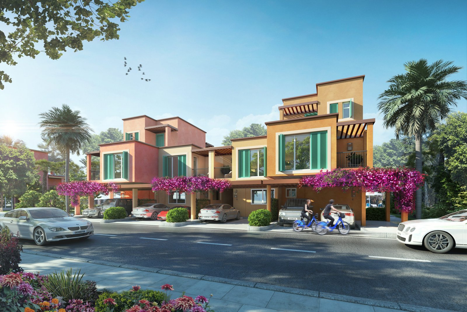 DAMAC Lagoons Nice: Villas for Sale in Dubai and Townhouses Villas for Sale in Dubai