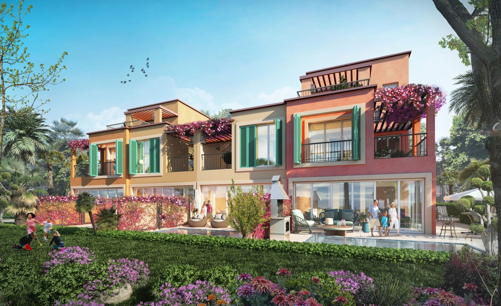 DAMAC Lagoons Nice: Villas for Sale in Dubai and Townhouses Villas for Sale in Dubai