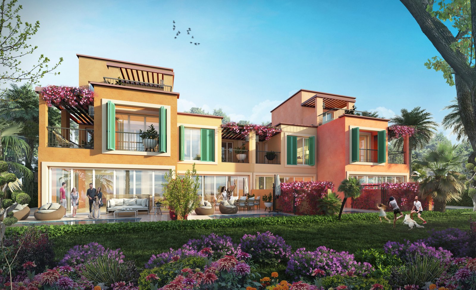 DAMAC Lagoons Nice: Villas for Sale in Dubai and Townhouses Villas for Sale in Dubai