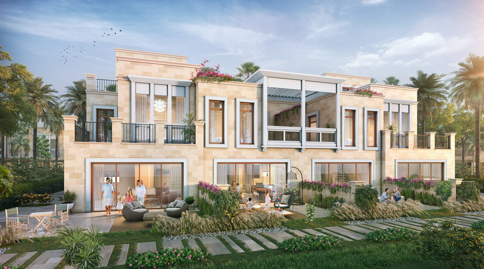 Malta Townhouses at Damac Lagoons - Damac Properties